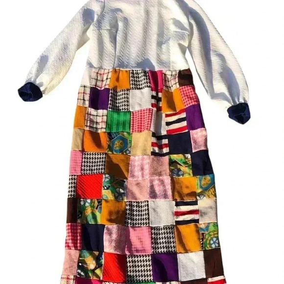 Dresses & Skirts - Patchwork Dress Vintage 1970s